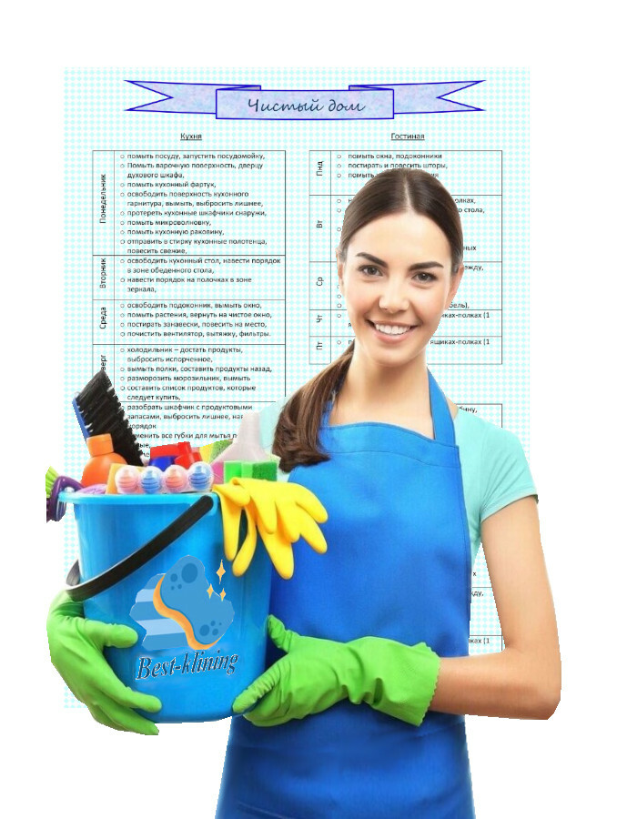 Качественная уборка по чек-листу Качественная уборка по чек-листу